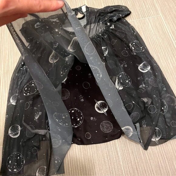 Best Day Ever Kids Space Cadet Short Sleeve Dress Black 3T Planets Celestial - Picture 10 of 16